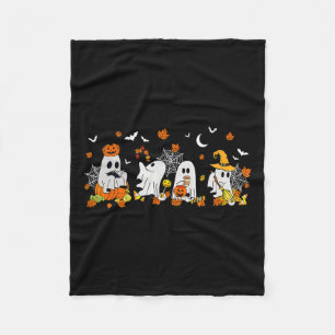 Manta Polar Halloween Fantasma Bebe Café Fall Fall Book Re