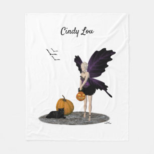 Manta Polar Halloween Halloween Con Mapa De Fleece De Calabaza