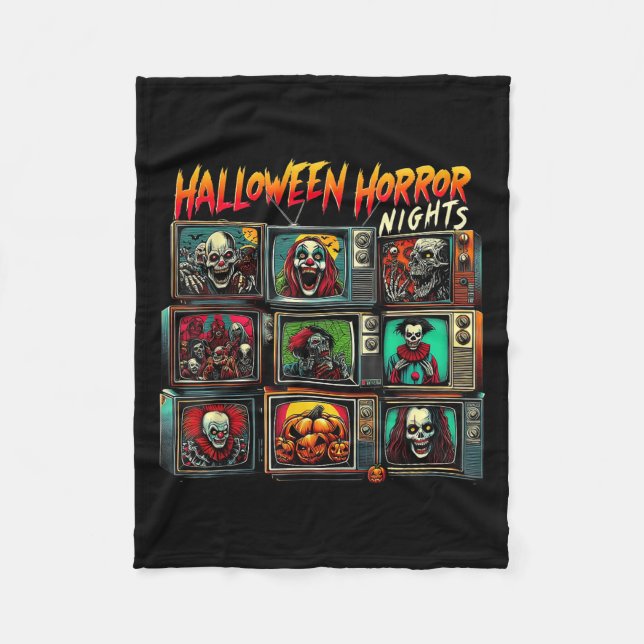 Manta Polar Halloween Horror Nights Y Movie  (Anverso)