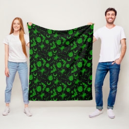 Manta Polar Halloween Magic Green