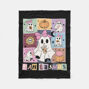 Manta Polar Halloween mexicano Fantasma Conchas Cuestas