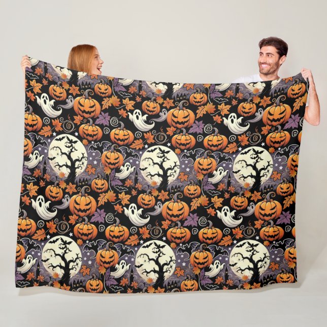 Manta Polar Halloween/otoño/otoño (In situ)