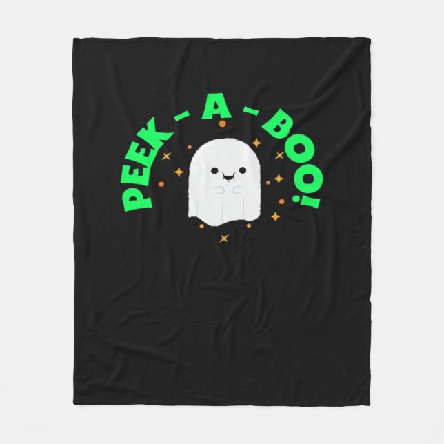 Manta Polar Halloween - Peekabo (Anverso)