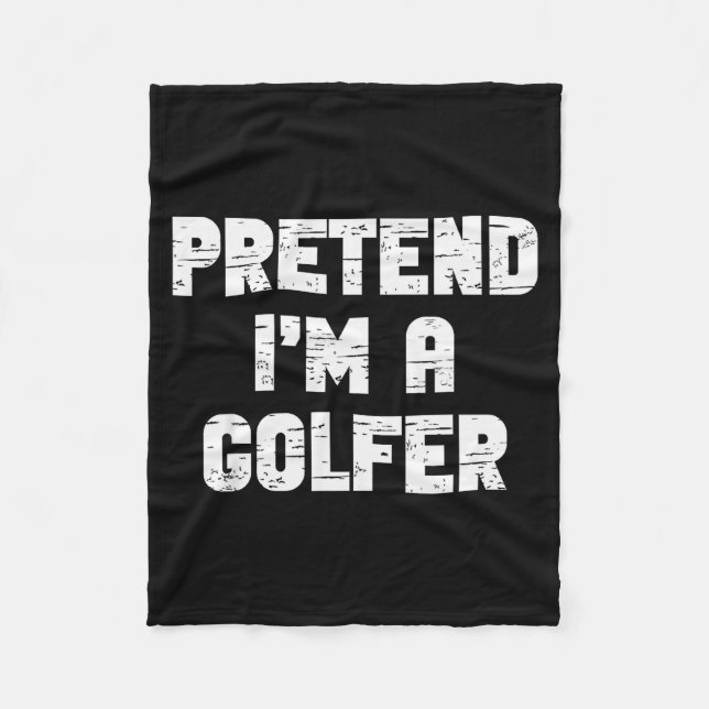 Manta Polar Halloween Pretend I'm A Golfer Costume Lazy Golfin (Anverso)