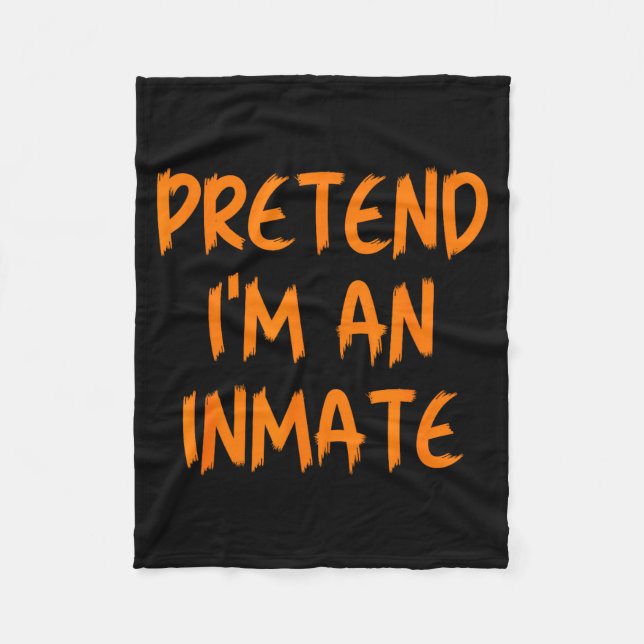 Manta Polar Halloween Pretend I'm An Inmate Costume Lazy Kids  (Anverso)