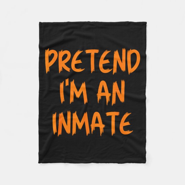 Manta Polar Halloween Pretend I'm An Inmate Costume Lazy Kids  (Anverso)