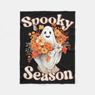 Manta Polar Halloween retro Hippie lindo fantasma época de fie