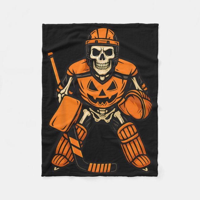 Manta Polar Halloween Skeleton Goalie Pumpkin Costume  (Anverso)