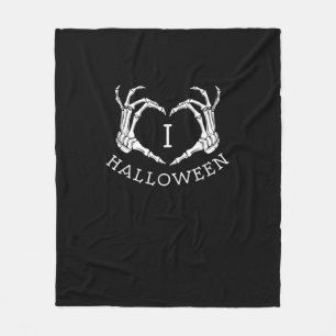 Manta Polar Halloween Skeleton Heart Fall