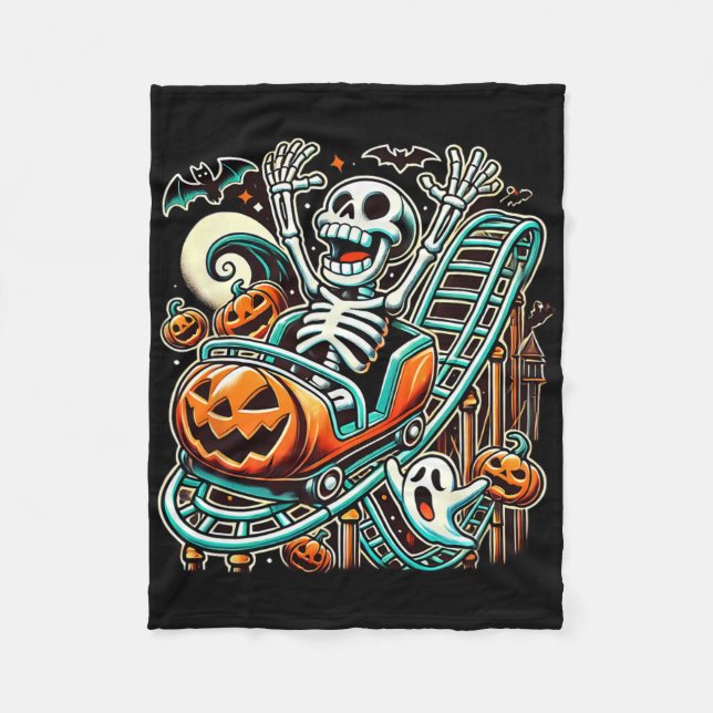 Manta Polar Halloween Skeleton Roller Coaster (Anverso)