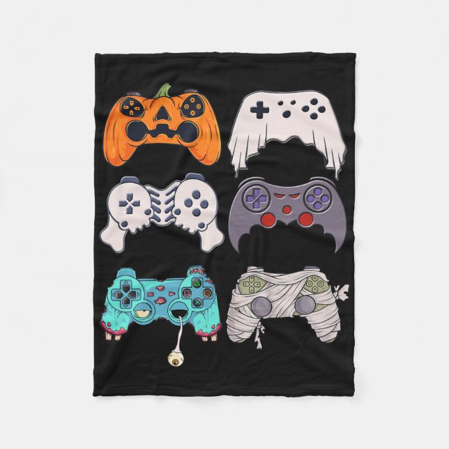 Manta Polar Halloween Skeleton Zombie Gaming Controllers Mummy (Anverso)