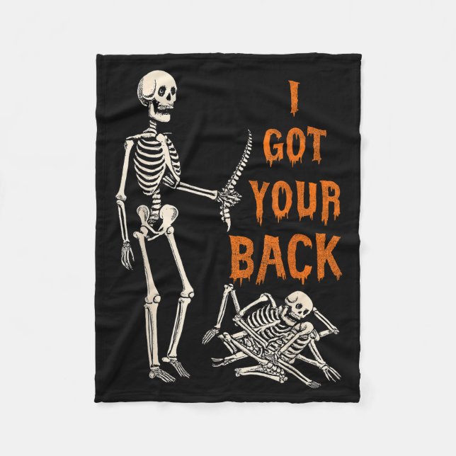 Manta Polar Halloween Skeletons Ive Got Your Back Costume Men  (Anverso)