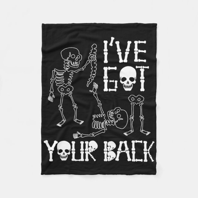 Manta Polar Halloween Skeletons Tengo Tus Ck Costume Hombres Q (Anverso)