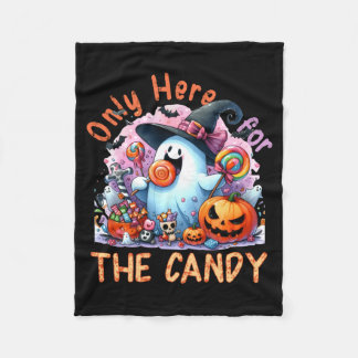 Manta Polar Halloween Solo Estoy Aquí Por El Caramelo Fantasma
