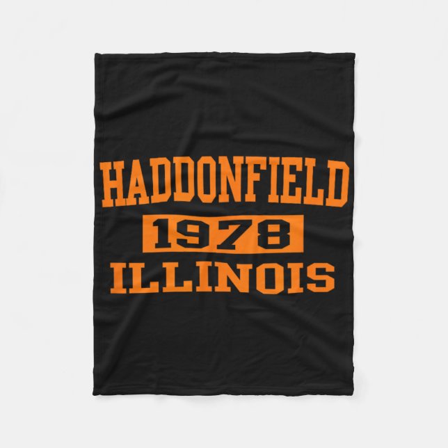 Manta Polar Halloween Spooky Scary Haddonfield Illinois Hallow (Anverso)