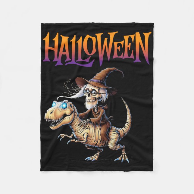 Manta Polar Halloween T-rex Skeleton (Anverso)