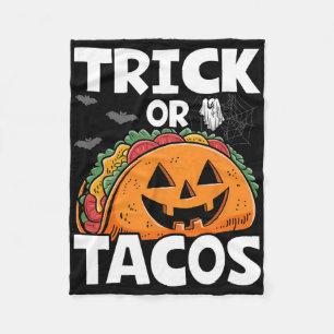Manta Polar Halloween Trick O Tacos Mexicanos Costumbres Alime