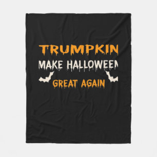 Manta Polar Halloween Trumpkin gracioso hace que Halloween sea