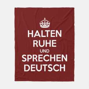 Manta Polar Halten Ruhe und Sprechen Deutsch