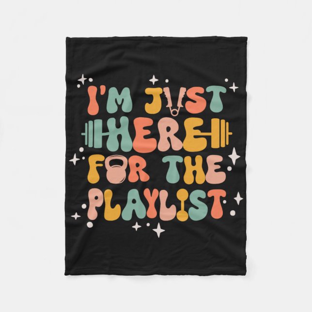 Manta Polar Halterofilia Ejercicio de las mujeres en entrenami (Anverso)