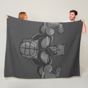 Manta Polar Halterofilia en Bulldog inglés de Guay