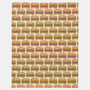 Manta Polar Hamburguesa hamburguesa Cheeseburger comida rápida