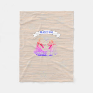 Manta Polar HAMbWG - Fleece Blanket - Teddy Bear