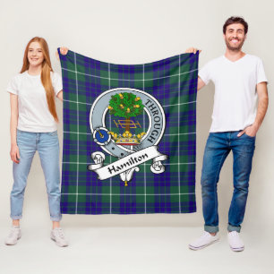 Manta Polar Hamilton Hunting Modern Clan Badge Tartan Plaid