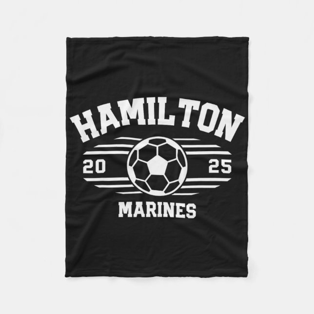 Manta Polar Hamilton Marines Fútbol Byll 2025 Hs  (Anverso)