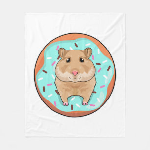 Manta Polar Hamster con Donut