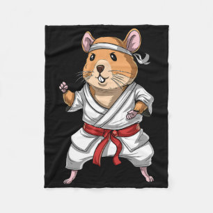 Manta Polar Hamster Karate Ninja Jiu-jitsu Judo Taekwondo Mart