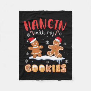 Manta Polar Hangin Con Mis Cookies Navidades De Gingerbread En