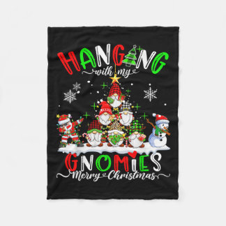 Manta Polar Hanging With My Gnomies Dabbing Santa Pine Tree Xm
