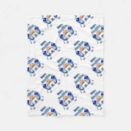 Manta Polar Hanukkah Dancing Dreides y Jelly Doughnut