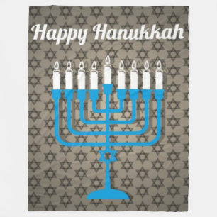 Manta Polar hanukkah feliz negro