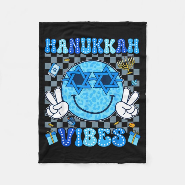 Manta Polar Hanukkah Vibes Chanukah Pajama Happy Hanukkah Men  (Anverso)
