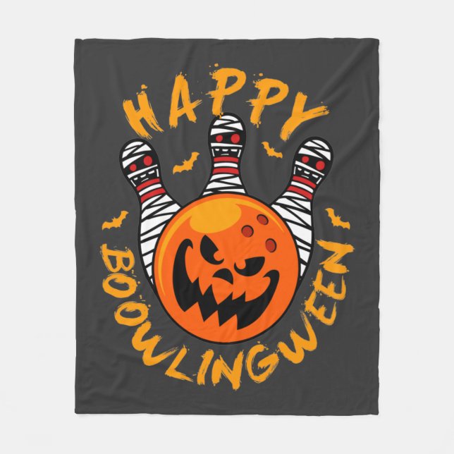 Manta Polar Happy Bowlingween Halloween Bowling (Anverso)