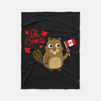 Manta Polar Happy Canada Day Shirt Funny Canadian Groundhog Fl