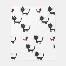 Manta Polar Happy Cats Art Fleece Blanket