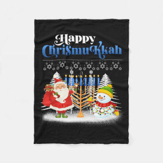 Manta Polar Happy Chrismukkah Jewish Christmas Hanukkah T Shir