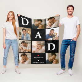 Manta Polar Happy Father’s Day Photo | Personalized Dad Ever