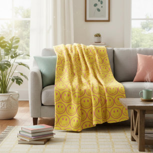 Manta Polar Happy Fleece Blanket