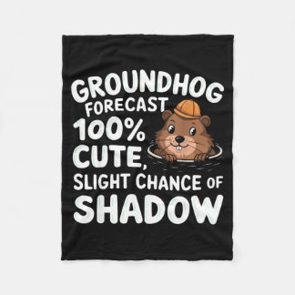 Manta Polar Happy Groundhog Day Woodchuck Animal Groundhog Lov