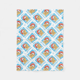 Manta Polar Happy Howlidays Norwich Terrier Fleece Blanket