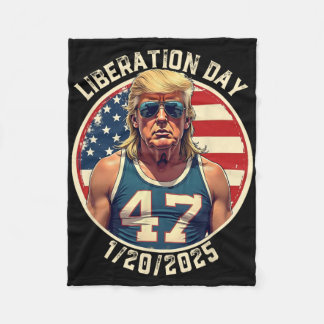 Manta Polar Happy Liberation Day Patriotic Trump Inauguration