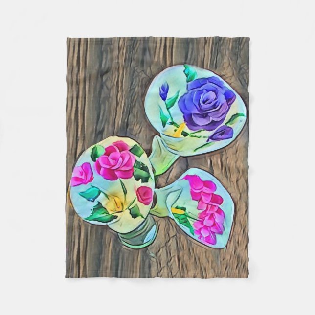 Manta Polar Happy Lilys (Anverso)