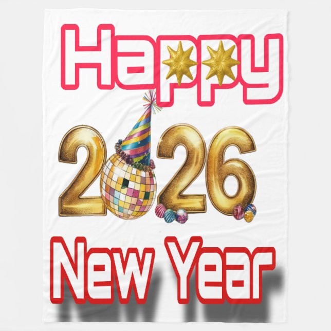 Manta Polar Happy New year  (Anverso)