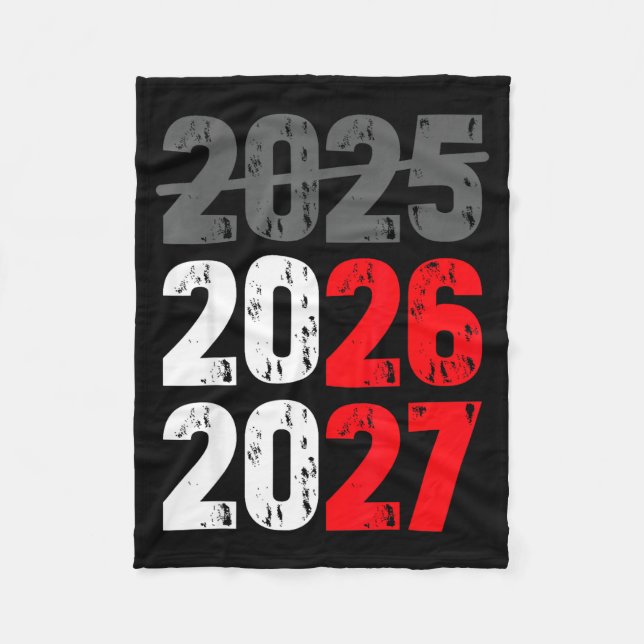 Manta Polar Happy New Year 2026 Coming Soon 2027 Funny 67 Meme (Anverso)