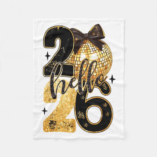 Manta Polar Happy New Year Party 2026 Ballon Family Matching M (Anverso)