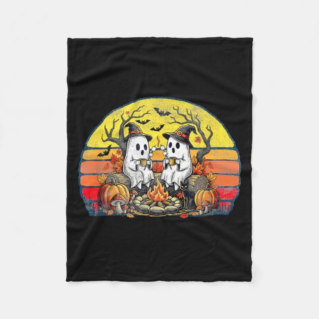 Manta Polar Happy Soky Camng Crew Halloween Campfire  (Anverso)